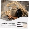 MAGICLULU 3 Sets Tank Accessories Trowel Lids Thermometer Sourdough Starter