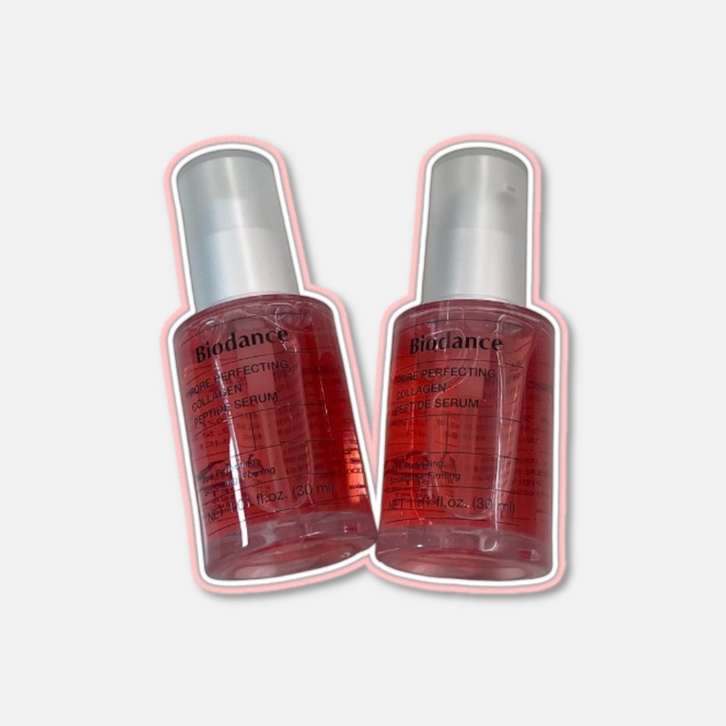 Biodance 바이오던스 포어 퍼펙팅 콜라겐 펩타이드 세럼 30ml 2개