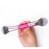PEACHES AND CREAM DUAL POWDER & FOUNDATION BRUSH, PEACHES &