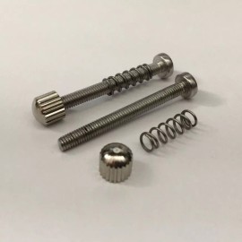 Ti Cycles Dropout adjuster set screws w/ springs SHORT 30mm NEW pair vintage restoration