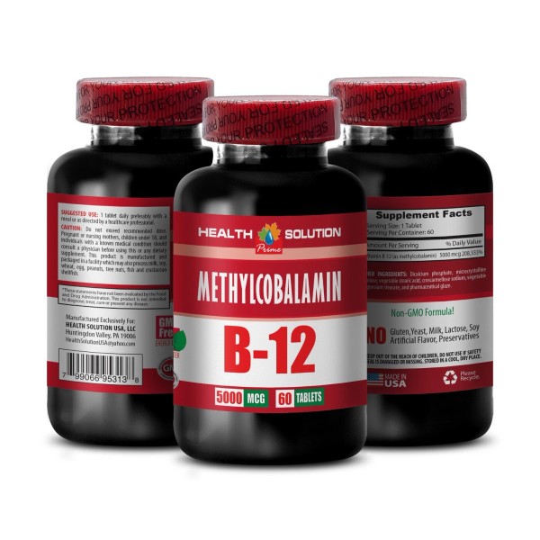 Health Solution USA B-12 and stress relief - B-12 METHYLCOBALAMI