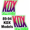 FACTORY EFX KDX 200 Radiator Shroud Graphics Kdx200 1989-1994 Shroud