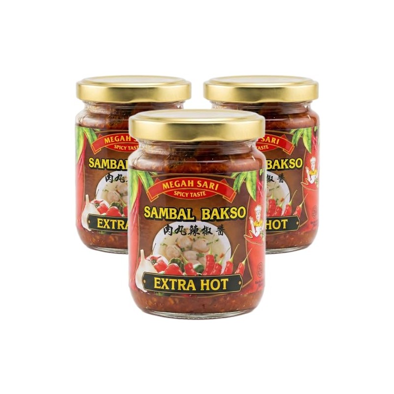 Sambal Bakso Pedas (Meatball Chili Sauce Extra Hot) - 250ml