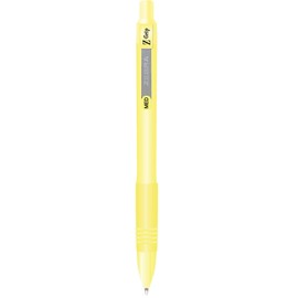 Zebra Pen Z-Grip Pastel Retractable Ballpoint Pen, Assorted Color Barrel, Medium Point, 1.0mm, Black Ink, 5-Pack