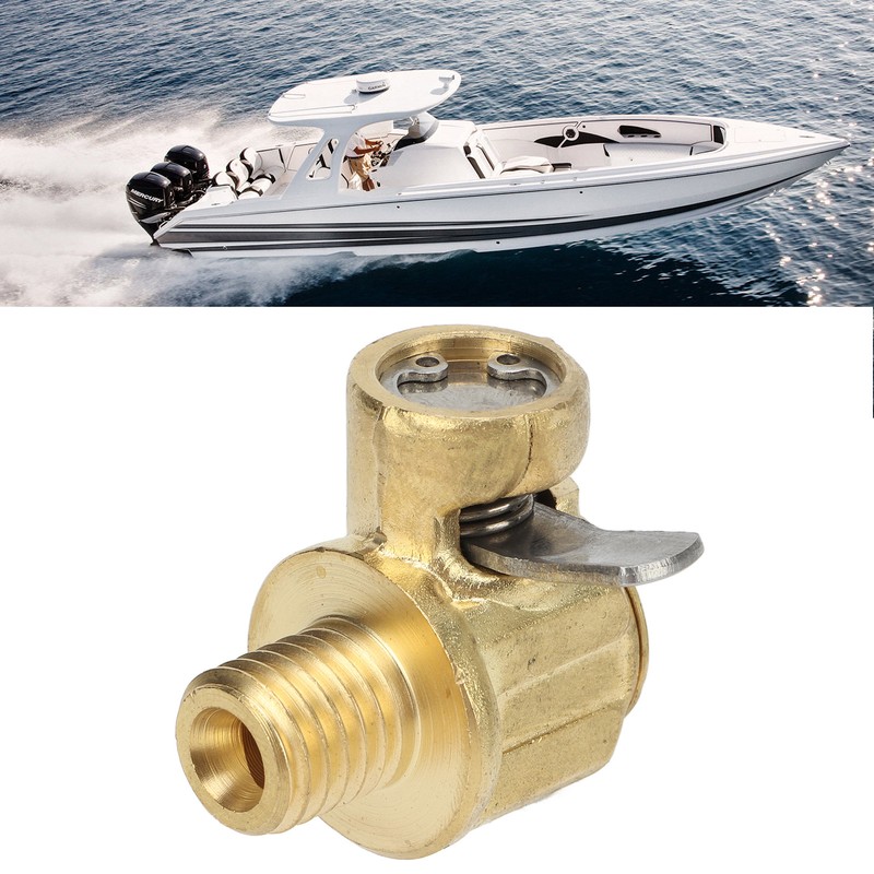 Engine Oil Drain Valve M12‑1.75 Connector Quick Brass Stainless Steel