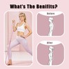 Figure 8 Resistance Bands,2 Packs Silicone Stretch Bands for Women