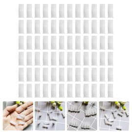 100 Pcs White Toy Noise Makers Insert Squeakers, Plastic Dog Squeaky Toy Whistles, Dog Squeak Toys Toy Insert Replacements,Dog Whistles,Plastic Whistle,DIY Toys Accessories (15.5x4.8mm)