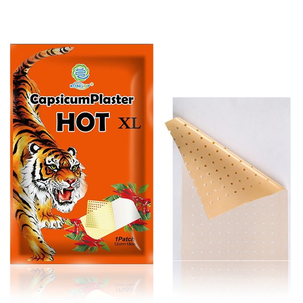 KONGDY Hot Capsicum Plaster Pain Heat Patch Tiger Patches Neck Muscle Shoulders Body Muscle Herbal Plaster(20 pcs)