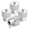 iPick Image for Lincoln Logo in White on Silver Easy-Grip