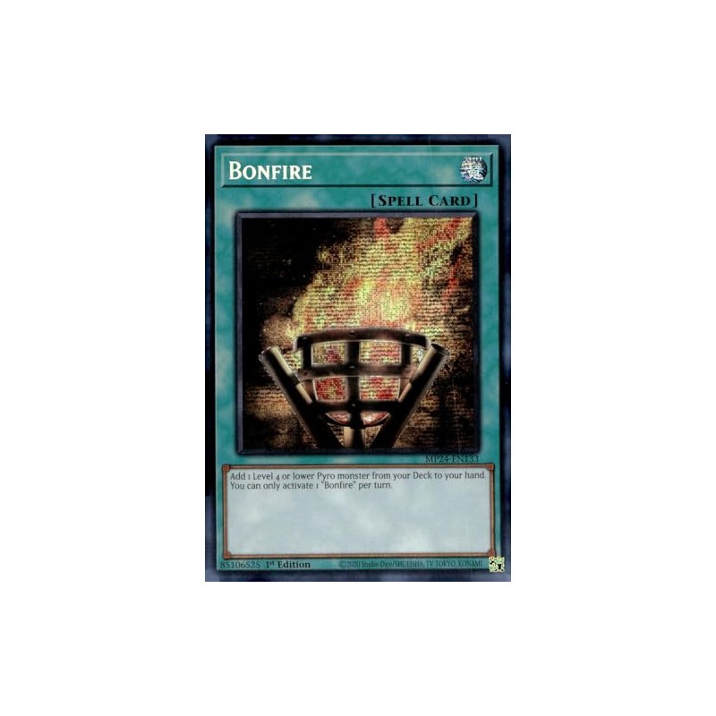 Bonfire - MP24-EN133 - Prismatic Secret Rare - 1st Edition