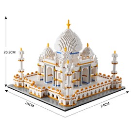 LUKHANG World Famous Architecture Taj Mahal Micro Building Block Set for Adults and Kid Age of 14+ - 3950PCS
