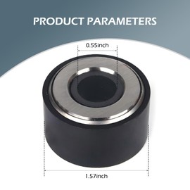 Zeathery 1 Set 22800 Wheel Stud Installer, Metal Automotive Wheel Modification Screw Mount Bearing Tool, Modification Replacement Repair Parts, Universal for Most Cars Light Trucks (Black)