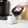 Maison Sucasa Glass Teapot with Infuser, Heat-Resistant Handle, 1.1 Liter,