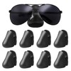 Eyeglasses Holder – 8pcs Self-Adhesive Wall-Mounted Glasses Stand, Nose-Shaped Sunglasses