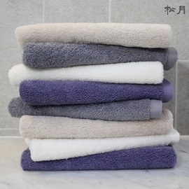 Songwol 40 count 160g combed yarn plain towel 500GSM Purple/Basic Case 1 piece/None 5ea