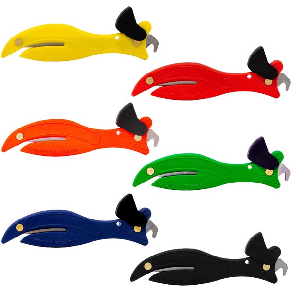 Fish 200 Original Enclosed Blade Safety Box Cutter Set of