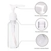4 Pack Transparent Travel Bottles Pump Bottle Clear Mini Soap