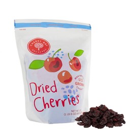 Cherry Bay Orchards - Dried Montmorency Tart Cherries (24oz Bag) - 100% Domestic, Natural, Kosher Certified, Gluten-Free, and GMO Free - Packed in a Resealable Pouch