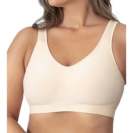 SHAPERMINT Bras for Women - Bras for Women no Underwire, Bralettes for Women Plus Size, Wireless Push up Bra Nude