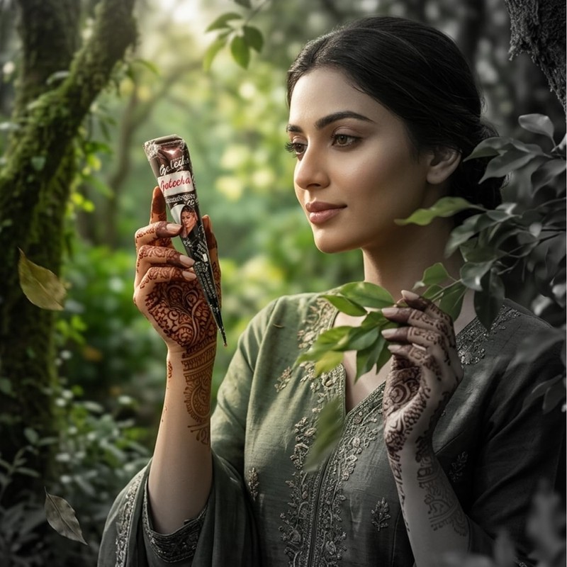Golecha Natural Henna Cones 30g x 4