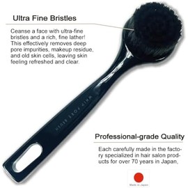 Facial Cleansing Brush Manual, Compact Lightweight Accessory for Travel and Daily Use - Pore Cleaning Brush Made in