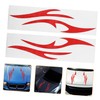 iplusmile 2pcs Car Hood Flame Decal with Easy to Apply