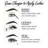 Individual Lashes with Lash Bond and Seal 120 Cluster Lashes