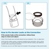 Hibbent NSF/ANSI/CAN 61 Certified Faucet Aerator, CUPC Certification 360° Twist