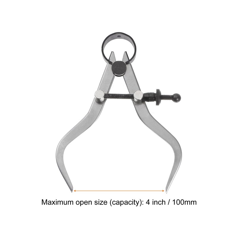 sourcing map Spring Joint Caliper 4 inch / 100mm Adjustable