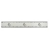 'Sports Whistle' 30cm (12 Inch) White Plastic Ruler (RL00028080)