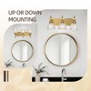 LIROUVET 3 Lights Brass Gold Crystal Bathroom Vanity LightsLight Fixtures