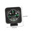 Kichvoe Car Compass Ball Dash Mount Compass for Vehicles Durable