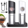 Unbranded Electric Salt and Pepper Grinder Set, Automatic Gravity Salt