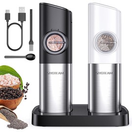 Unbranded Electric Salt and Pepper Grinder Set, Automatic Gravity Salt and Pepper Grinder
