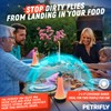 PETRI Fly Fans for Tables 2pk with Anti Bug Light