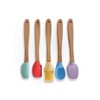 5 teiliges Bunt Küchen Utensilien mini Set Silikon Spatel und