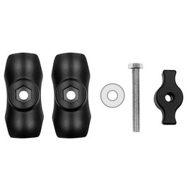 XiXiYang RAM Mounts Double Socket Arm Compatible with B Size 1" Ball Components Compatible with RAM Mounts Metal Ball Socket Ram Mount for Bike/Motorcycle/ATV Phone Mount, Emeralds