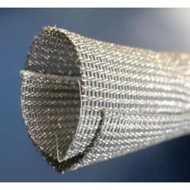 TRUSCO TFLSM-12-1 Conductive Braided Tube Retrofit Type 3.3 ft (1 m) Natural Diameter 0.5 inch (12 mm)