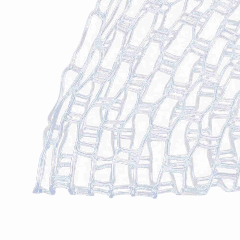 Outdoor Fly Fishing Landing Net Clear Rubber Replacement Mesh Bag(Mudium)