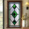 Stained Glass Style Leaf Window Film Window Privacy Film Stained