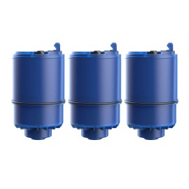 AQUA CREST Water Filter Replacement for RF-9999® Faucet, NSF Certified, 3 Pack