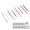 100Pcs Heat Erase Pens Erasable Smoother Writing Various Colors Fabric
