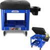FreekyFit Rolling Creeper Garage Shop Seat for Men, Padded Mechanics
