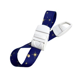 ROLSELEY Medical Nurse Tourniquet with NAVY BLUE NIGHT SKY STARS Pattern with ABS Plastic Buckle Latex Free Elastic Band Perfect for Doctors, Nurses, Students and Paramedics