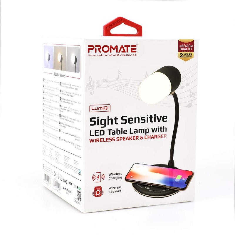 5W Qi LED Desk Lamp Wireless Charging Adjustable Touch Sensor