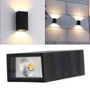 Up Down LED Wall Light Waterproof Aluminum Striped LED Wall