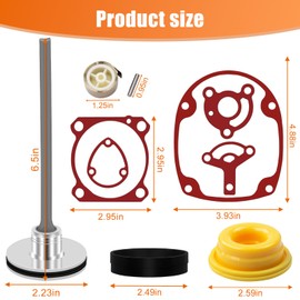 877-323 Tools Parts Gasket Kit, Gasket Tools Air Nail Gun Parts, Include Bumper, Ribbon Spring, O-Ring, For Hitachi NR83 NR83A NR83A2