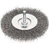Vigor V6803-100 Silver Disc Brush 100mm Diameter 6mm
