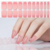 VZZNN 40 Stück UV Nagelfolien Rosa Nagelsticker agellackstreifen Gel Nail
