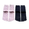 [Mode Select] Women's 5 Toe Socks, Anti-slip, Top Thread, 100%